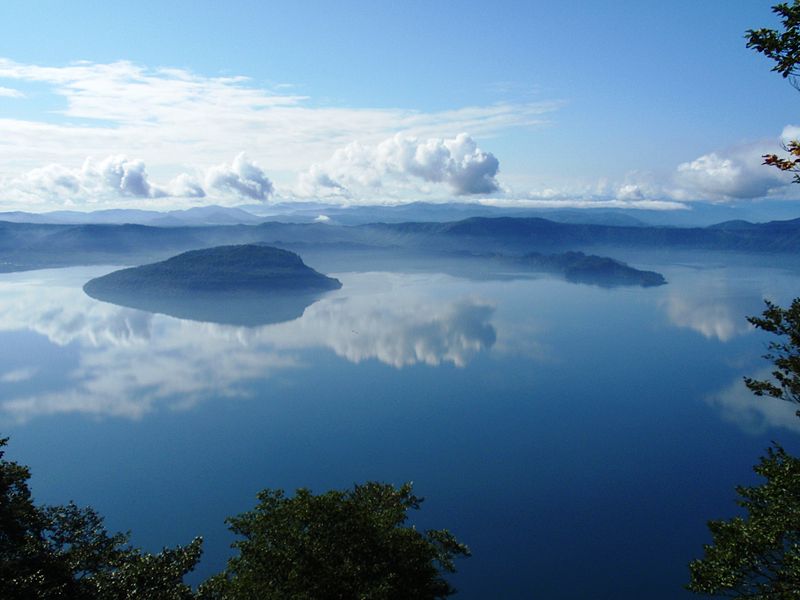 View upon Towada Lake from the Ohanabe mount observatory
