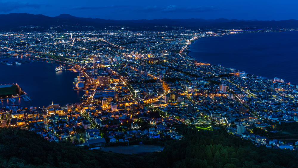 Night view of Hakodate
(Hokkaido)