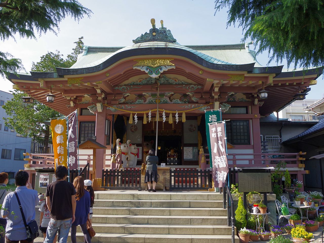 Sanctuaire Imado (temple du chat porte bonheur)