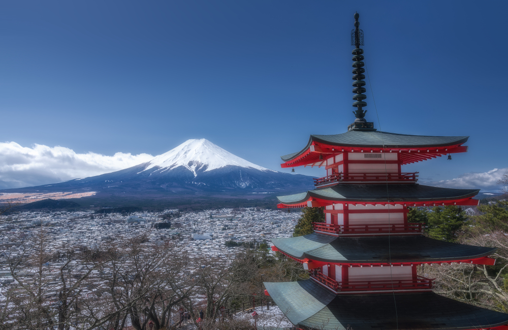 Beautiful landscape of Mt. Fuji Beautiful landscape of Mt. Fuji