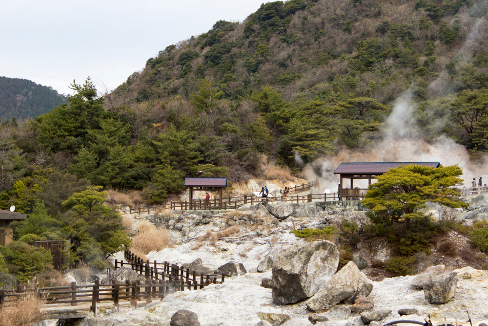 Onsen au Mont Unzen
