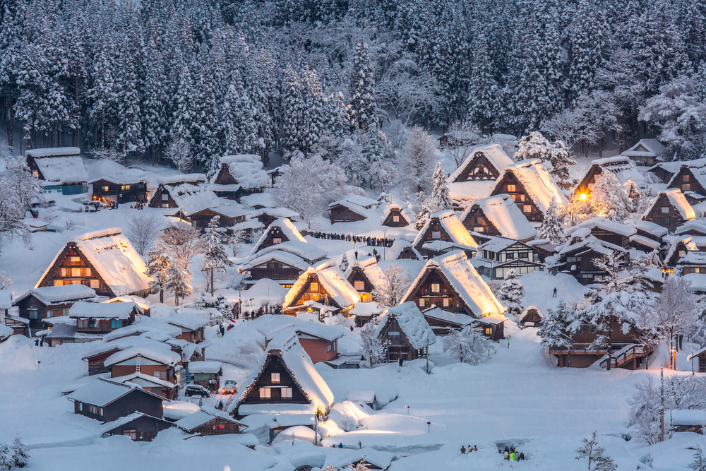 Shirakawago en hiver