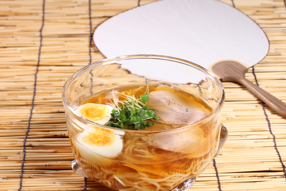 The cold ramen, a real refreshment