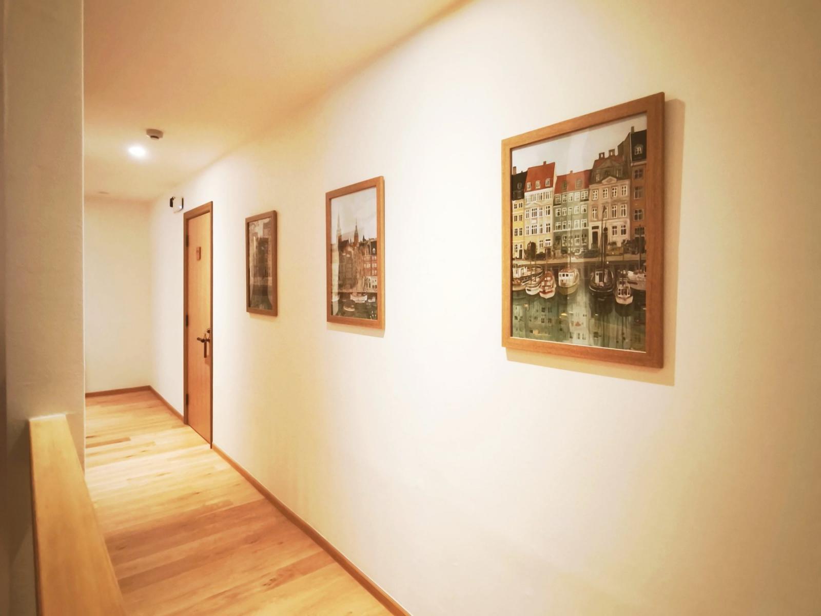 ヒュッゲハウス草津の廊下