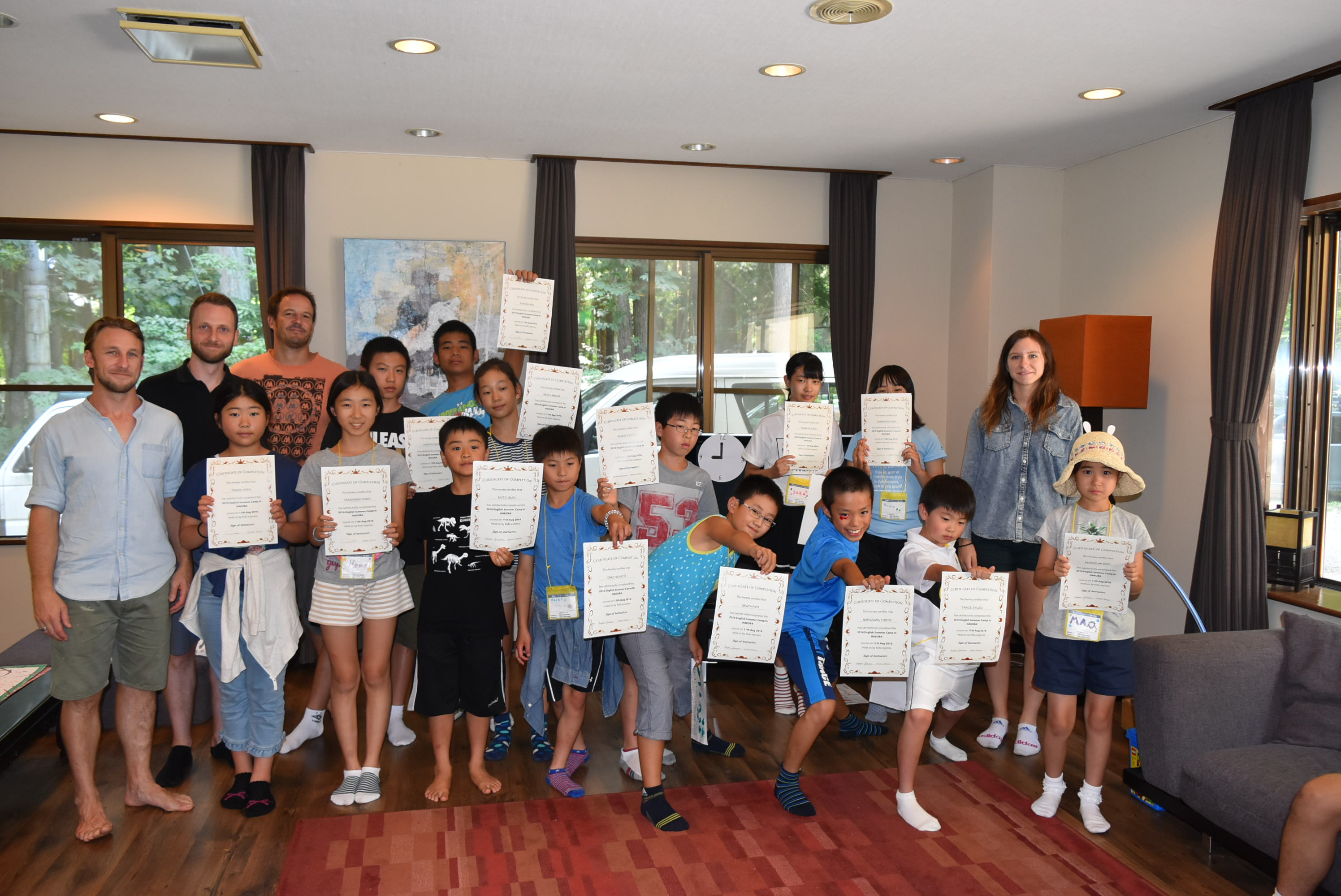 白馬・イングリッシュサマーキャンプ2016年