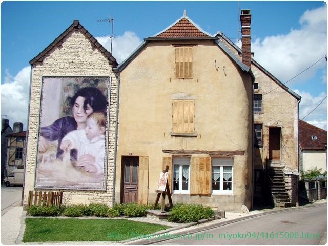ルノワールゆかりの地　Essoyes（エソワ村）