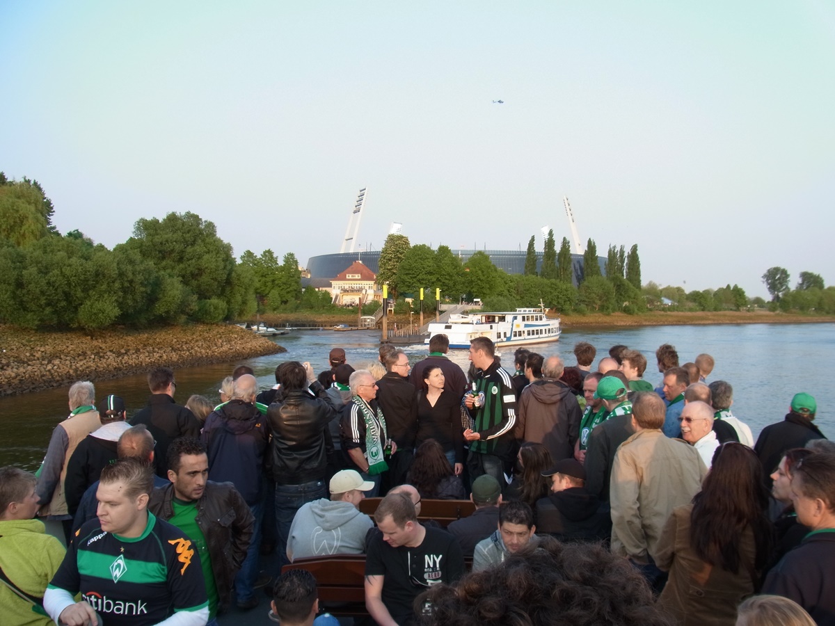 船でスタジアムへ？