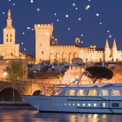 南仏で過ごすクリスマス！豪華客船でのローヌ川クルーズ